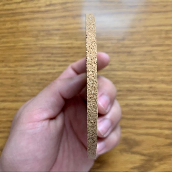 Break Time Laser Engraved Cork Coaster - Picture 4 of 6